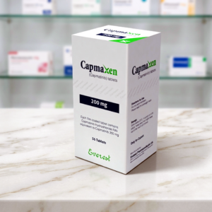 Capmaxen 200mg (Capmatinib) Introducing Capmaxen 200mg, the ultimate solution for fast and effective pain relief. Specially formulated with a potent combination of pain-fighting ingredients, Capmaxen tackles a wide range of discomforts, from headaches and muscle aches to menstrual cramps. With its high concentration of active components, each capsule ensures rapid absorption for quick relief that lasts. Say goodbye to pain and embrace a more active lifestyle with Capmaxen 200mg. Trust in its power to deliver exceptional results. Try Capmaxen today and experience the relief you deserve!
